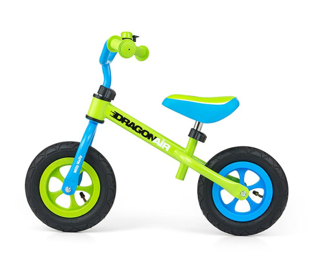 MILLY MALLY Rowerek biegowy Dragon Air zielony - 413828 - zdjęcie